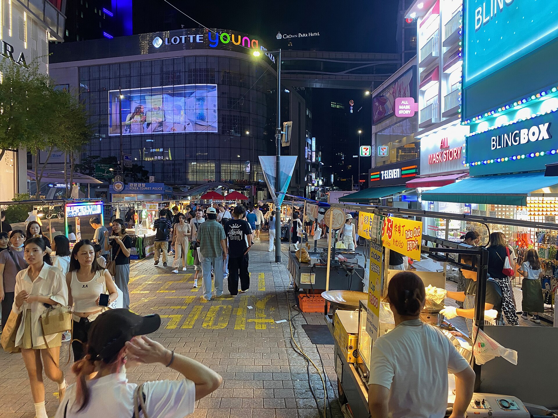 Myeongdong night market